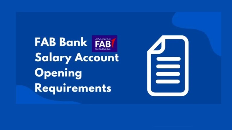 FAB Bank Salary Account Opening Requirements