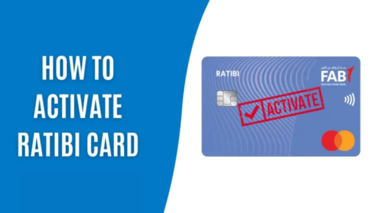 How To Activate FAB Ratibi Card Online Via the App