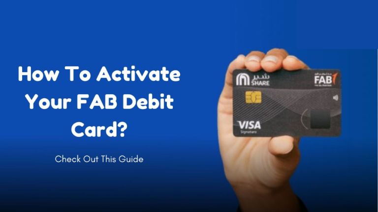 How to Activate FAB bank Credit Card Online