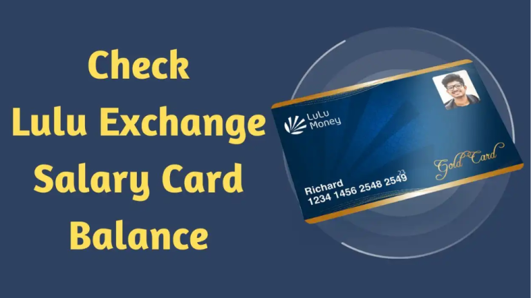 Lulu Exchange Salary Card Balance Check